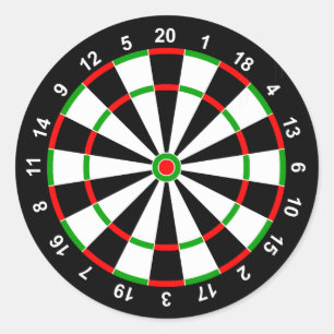 Dartboard Runder Aufkleber