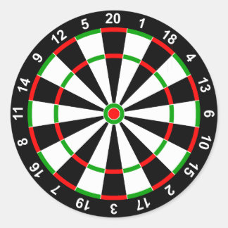 Dartboard Runder Aufkleber
