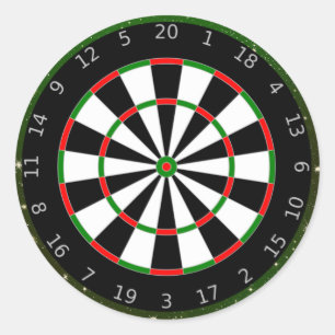 Dartboard Runder Aufkleber