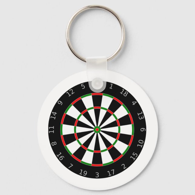 Dartboard Schlüsselanhänger (Vorderseite)