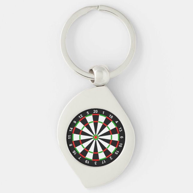 Dartboard Schlüsselanhänger (Vorderseite)