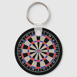 Dartboard-Schlüsselanhänger Schlüsselanhänger