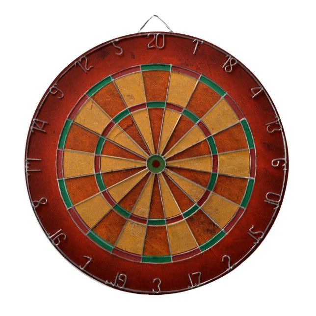 DARTBOARD-TIEF ORANGE HERAUS GETRAGEN SCHAUEN DARTSCHEIBE (vorne)