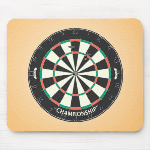 Dartboard u. Pfeile: Modell 3D: Mousepad