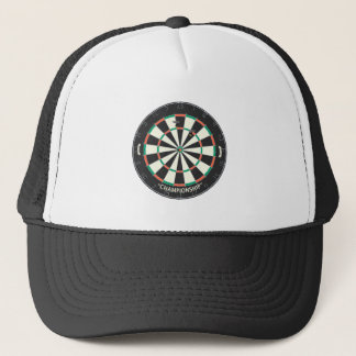 Dartboard u. Pfeile: Modell 3D: Truckerkappe