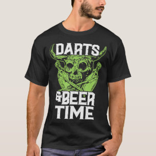 Dartboard und Bierzeit Cool T-Shirt