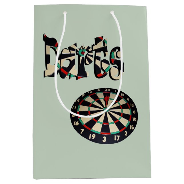 Dartboard und Dartboard Mittlere Geschenktüte (Vorderseite)