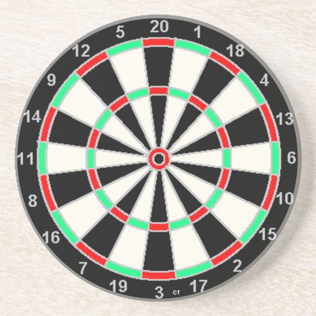 Dartboard-Untersetzer Untersetzer (Vorne)