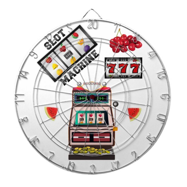 Dartboard White Casino Dartscheibe (vorne)