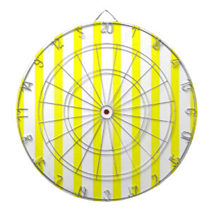 Dartboard Yellow White Strip Dartscheibe