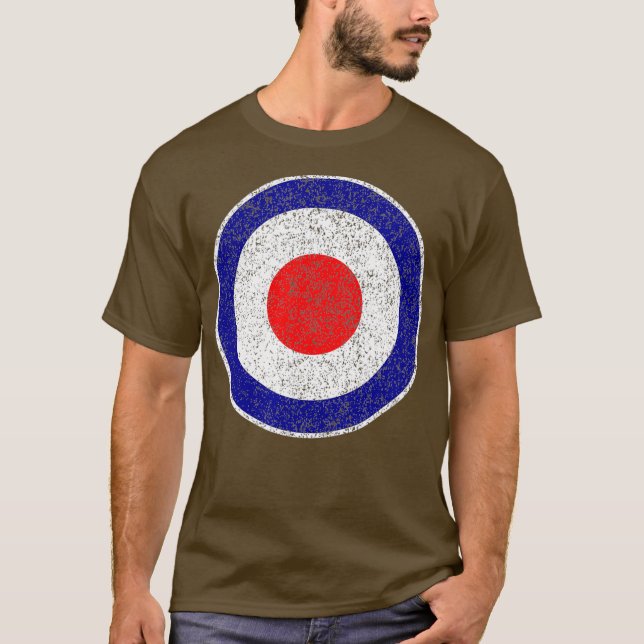 Dartboard-Zielplatine für Bullseye Vintag T-Shirt (Vorderseite)