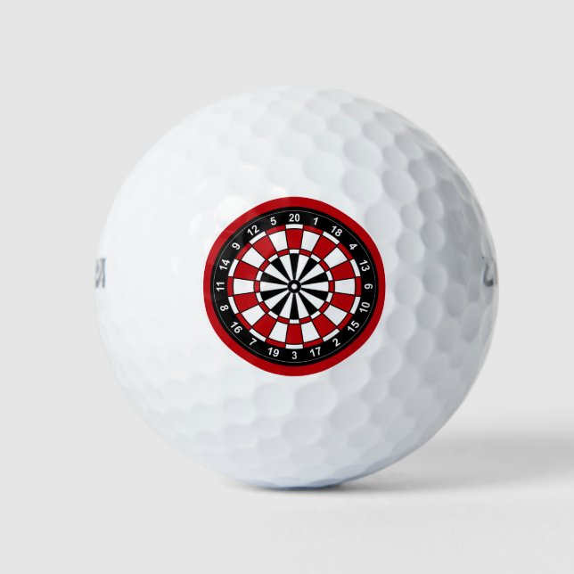 Dartboard-Zielthema Golfball (Vorderseite)