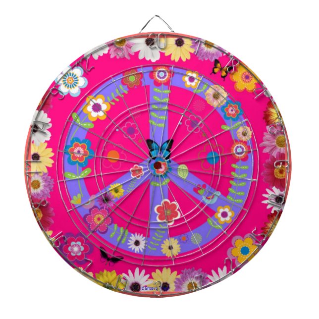 DARTBOARDS - RETRO - PARTY - SPIELE DARTSCHEIBE (vorne)
