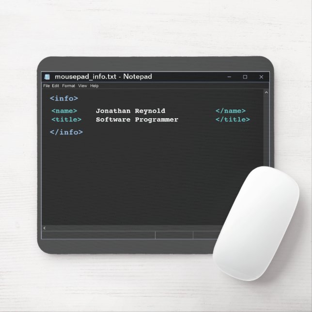Darter Modus für Computerprogrammierer Editor-Code Mousepad (Mit Mouse)