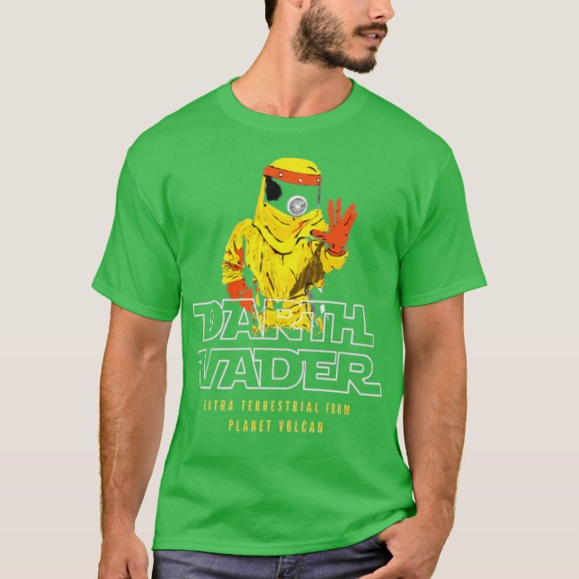 Darth Vader Planet Vulcan Parody T-Shirt (Vorderseite)