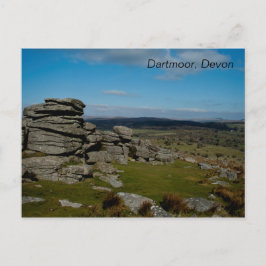 Dartmoor, Devon Postkarte