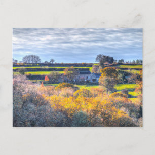 Dartmoor Hill Top Farm Feiertagspostkarte