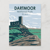 Dartmoor Nationalpark Burg Ruins England