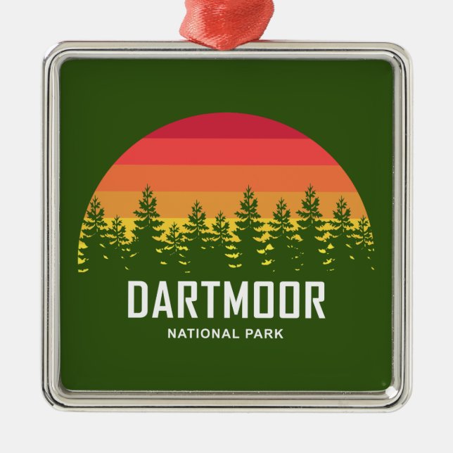 Dartmoor-Nationalpark Ornament Aus Metall (Vorne)