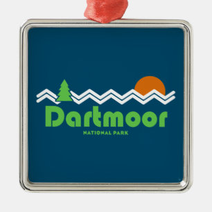 Dartmoor Nationalpark Retro Ornament Aus Metall