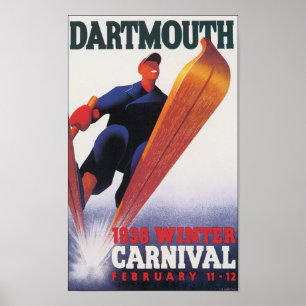 Dartmouth 1938 Winterkarneval Poster