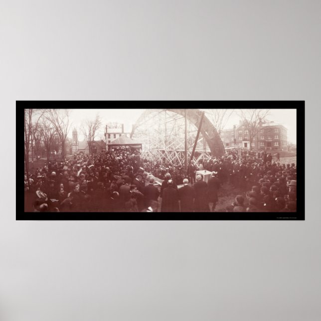 Dartmouth Cornerstone Foto 1904 Poster (Vorne)