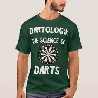 Dartologie, die Wissenschaft von Darts Bullseye Fu T-Shirt
