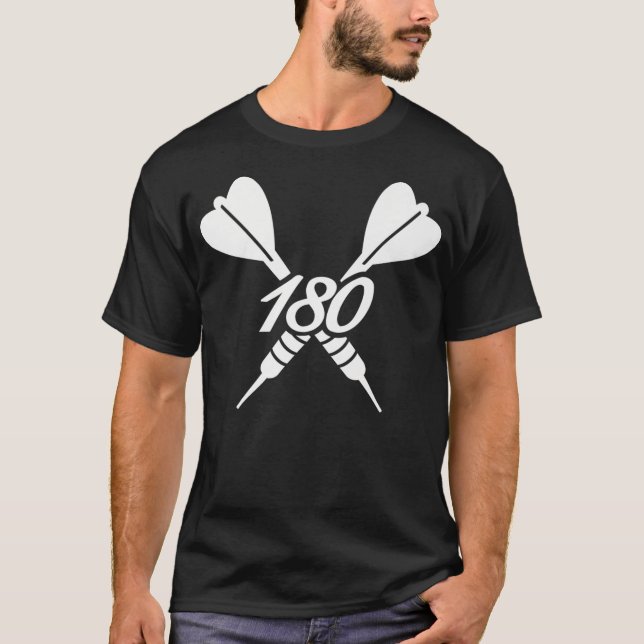 Darts 180 Premium T-Shirt (Vorderseite)