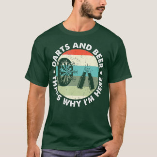 Darts and Beer das macht mich zu Hause - Funny Dar T-Shirt