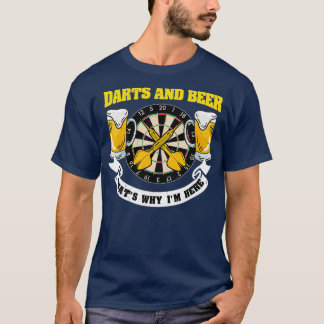 Darts and Biere das macht es zum Funny Drinker T-Shirt