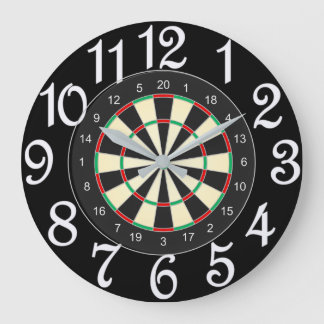 Darts Anyone Große Wanduhr