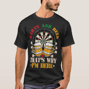 Darts Beer Funny für Dart Player T-Shirt