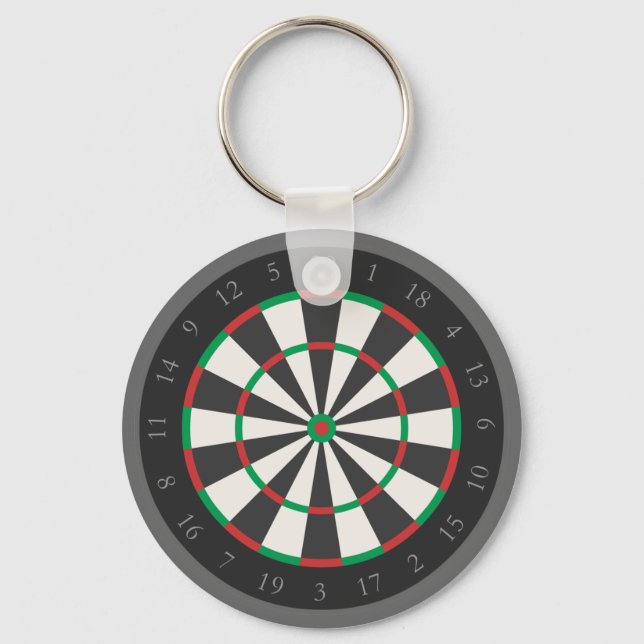Darts Board Schlüsselanhänger (Vorderseite)