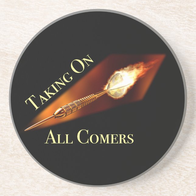 Darts Champion übernimmt alle Comers Getränkeuntersetzer (Vorne)