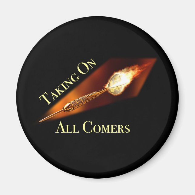 Darts Champion übernimmt alle Comers Magnet (Vorne)