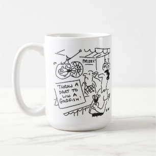 Darts Competition - Gewinnen Sie einen Goldfish -  Kaffeetasse