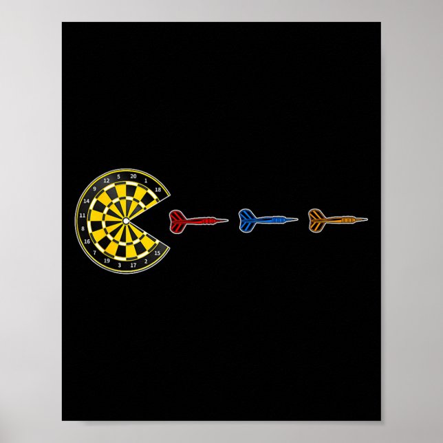 Darts - Dart-Mann  Poster (Vorne)
