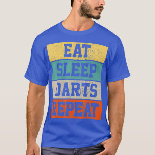 Darts Dart Player Retro Vintages lustiges Geschenk T-Shirt