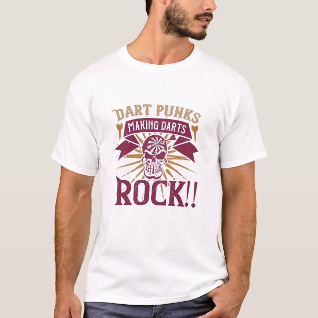 Darts - Dart Punks macht Darts Rock! T-Shirt (Vorderseite)