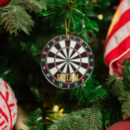 Darts Fan Personalisiert Ornament Aus Metall
