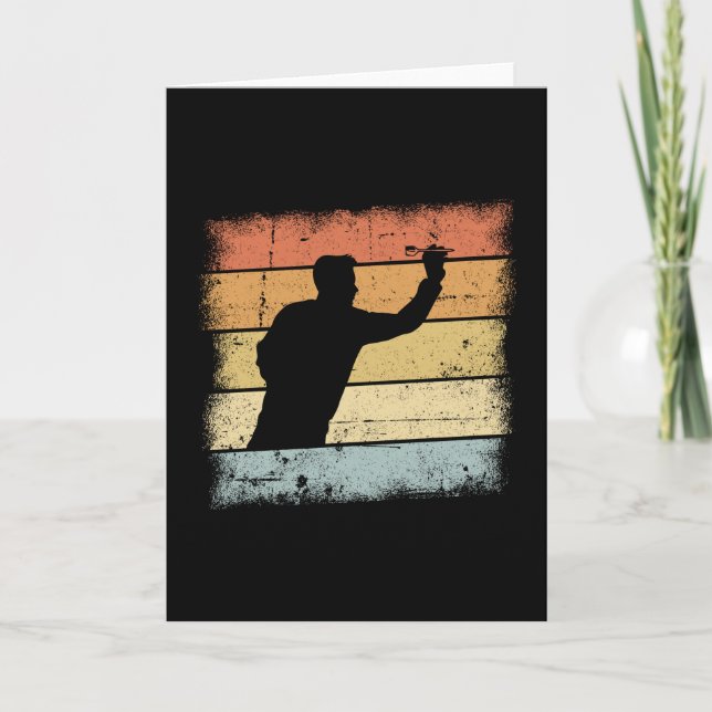 Darts-Geschenk Karte (Vorderseite)