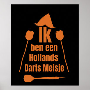 Darts - Ik Ben Een Hollands Darts Jongen Poster