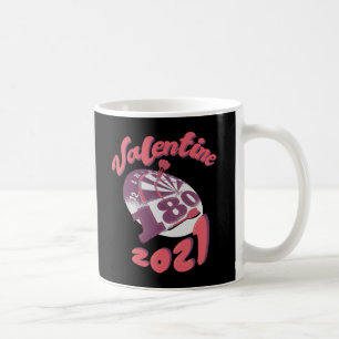 Darts ist mein Valentine 2021 Kaffeetasse