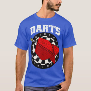 Darts Jersey für Dartspieler mit Dart und Dartboa T-Shirt