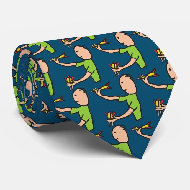 Darts Krawatte (Gerollt)