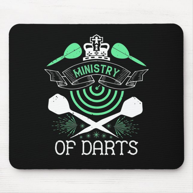 Darts - Ministerium für Darts Mousepad (Vorne)