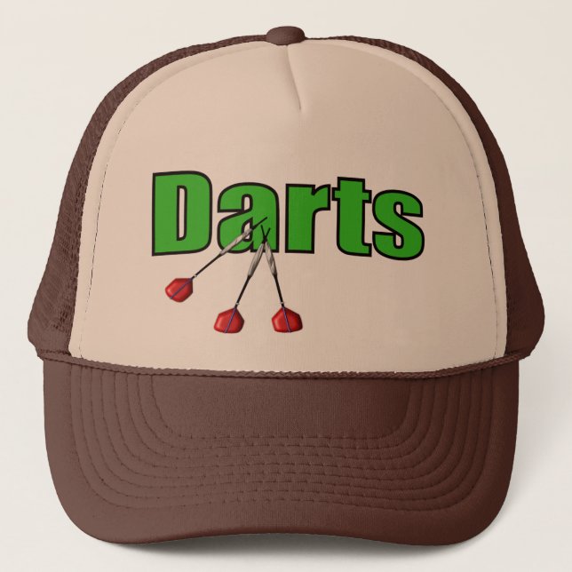 Darts mit 3 Darts Truckerkappe (Vorderseite)