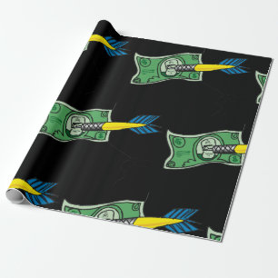 Darts Money Geschenkpapier