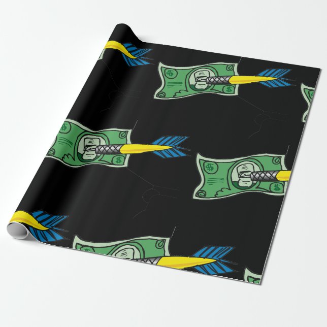 Darts Money Geschenkpapier (Ungerollt)