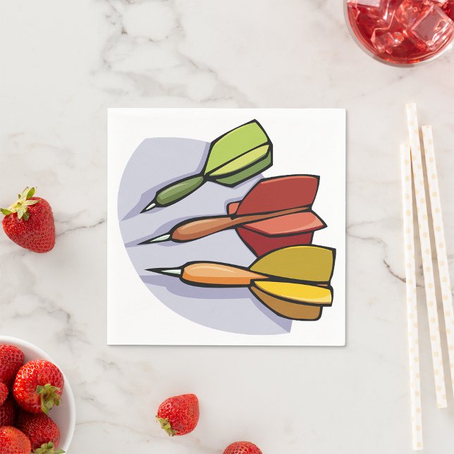 Darts Paper Napkins Serviette (Von Creator hochgeladen)